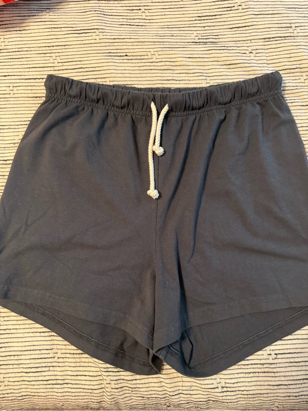 Perfect White Tee Grey Shorts